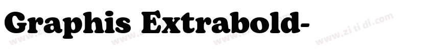 Graphis Extrabold字体转换
